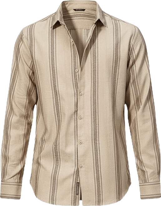 Men's Halo-Striped Shirt