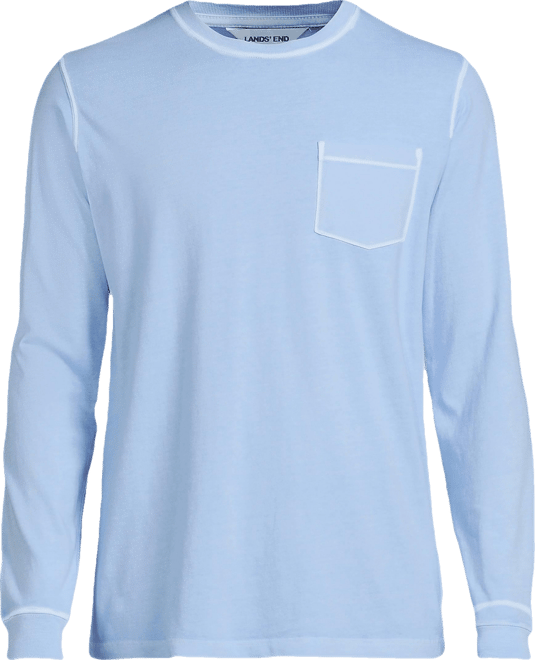 Men's Long Sleeve Pocket Sun Faded Super-t Tee