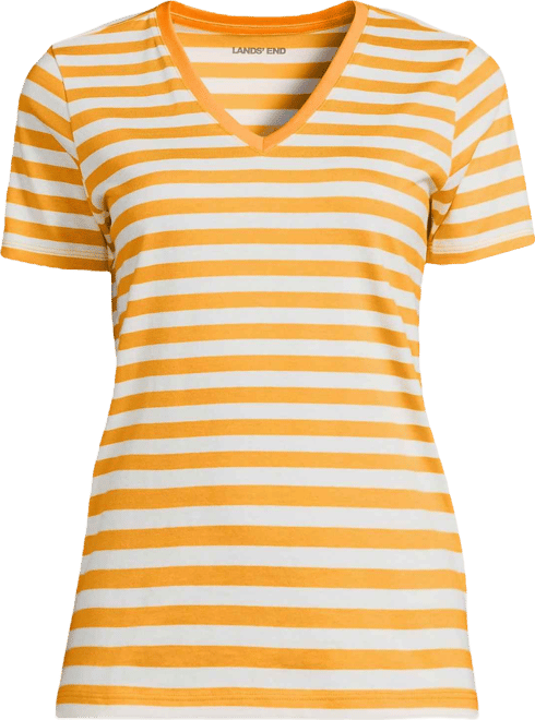 Women's Relaxed Supima Cotton V-Neck T-Shirt