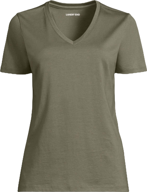 Women's Relaxed Supima Cotton V-Neck T-Shirt