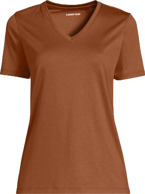 Women's Relaxed Supima Cotton V-Neck T-Shirt