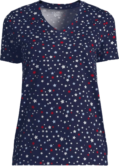 Women's Relaxed Supima Cotton V-Neck T-Shirt