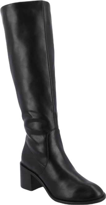Women's Romilly Wide Width Round Toe Block Heel Knee High Boots