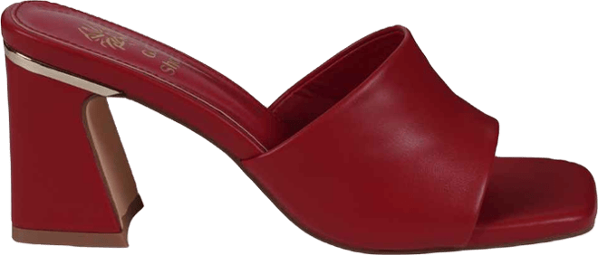 Women's Soho Square Toe Block Heel Dress Sandals