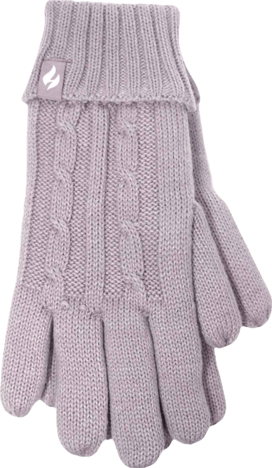 Women's Amelia Solid Cable-Knit Gloves