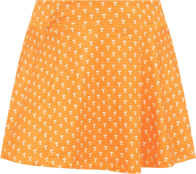 Women's Tennessee Orange Tennessee Volunteers Allover Print Flowy Skirt