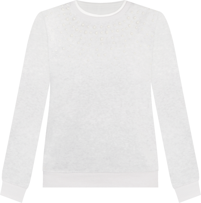 Women's Classic Embellished Crew Neck Anti-Pill Top