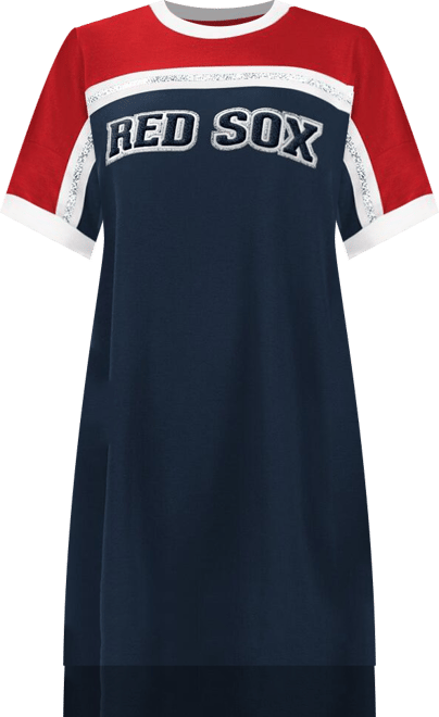 Women's Navy/Red Boston Red Sox Circus Catch Sneaker Dress