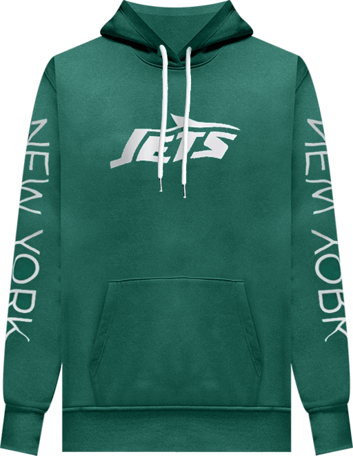 Women's Green New York Jets Extra Inning Pullover Hoodie
