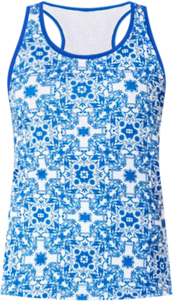 Women's Miss Santorini 25 Inch Racerback Tennis Tank