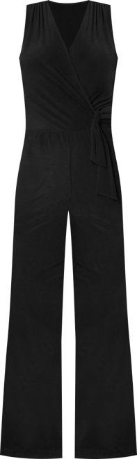 Women's Jersey Wrap Tie Jumpsuit
