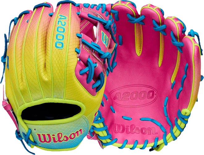 Wilson 11.5'' 1786 A2000 Pink Lemonade SuperSkin Series Glove