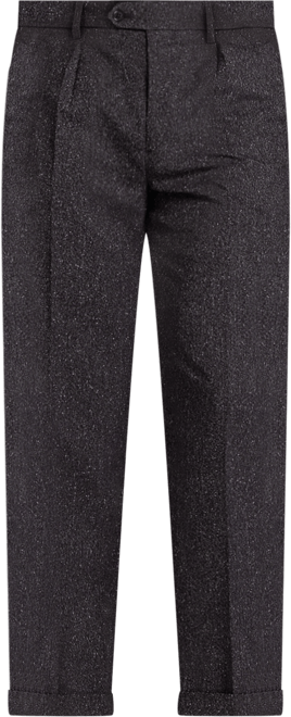 Joseph Abboud Modern Fit Pleated Dress Pants, Charcoal - Black | Dress Pants  | Men's Wearhouse