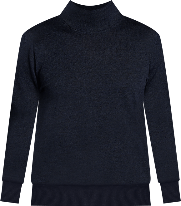 Joseph Abboud Merino Wool Turtleneck Sweater, Navy - Blue
