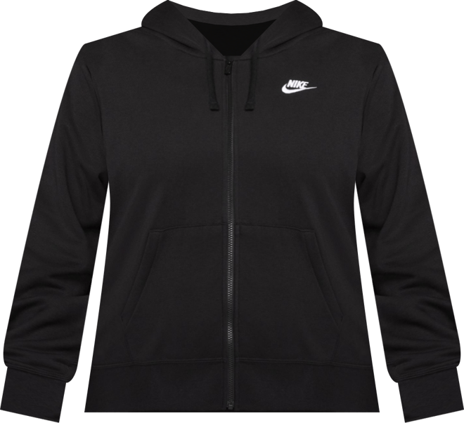 Plus Size Sportswear Club Fleece Full-Zip Hoodie