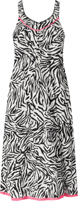 Women's V-Neck Ruffled Hem Sleeveless Midi Gown