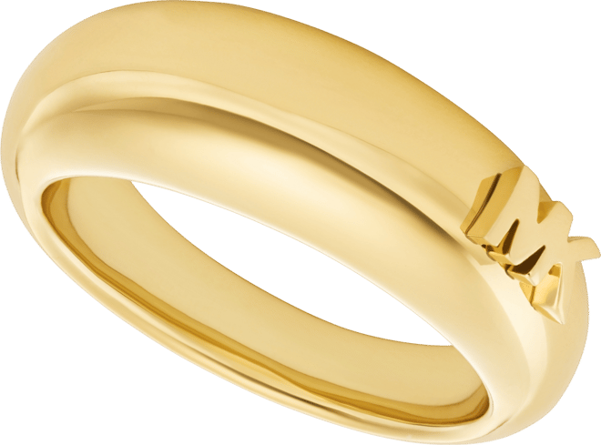 Gold-Tone Domed Sized Ring