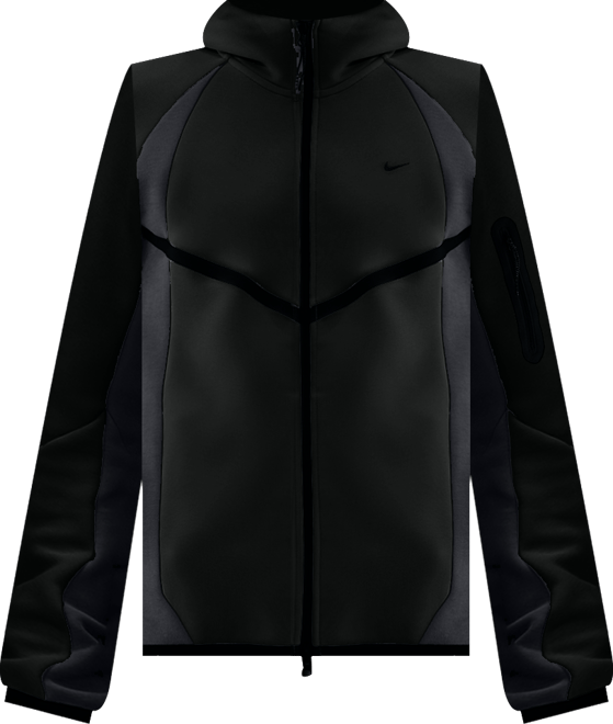 Nike Tech Ανδρικό φλις τζάκετ Windrunner με φερμουάρ σε όλο το μήκος και χρωματικές αντιθέσεις