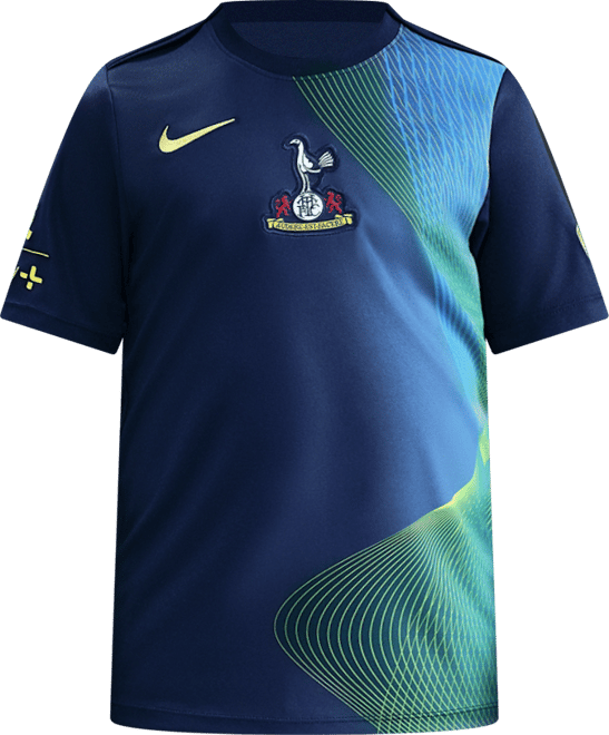 Tottenham Hotspur Academy Pro Third Playera de fútbol Nike Dri-FIT Total 90 para antes del partido para niños talla grande