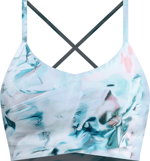 Nike Indy Women's Artist コレクション ライトサポート パッディド ラップ スポーツブラ