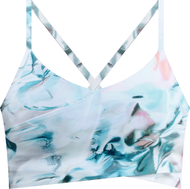 나이키 인디 여성 아티스트 컬렉션 라이트 서포트 패드 랩 스포츠 브라