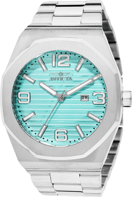 Men's 45779 Huracan Quartz 3 Hand Turquoise Dial Watch
