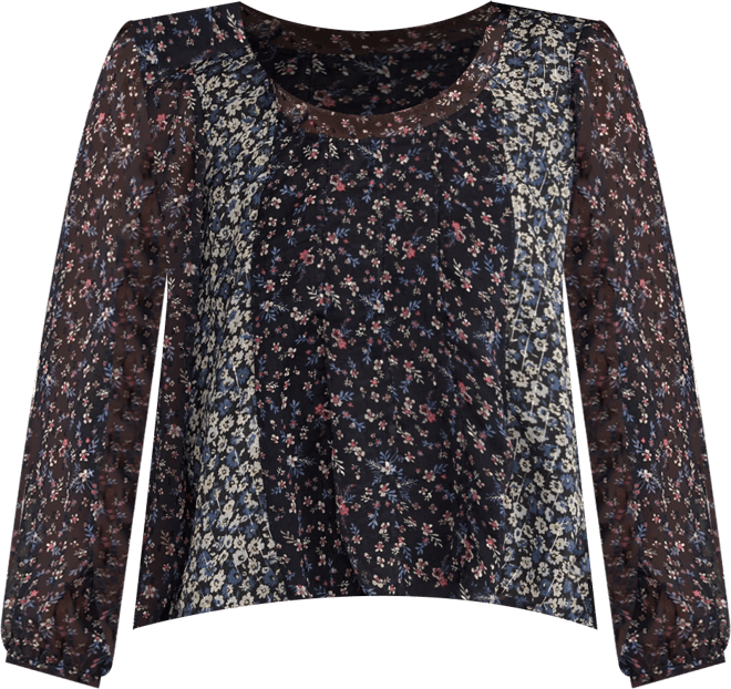 Women's Print Mix Swing Top