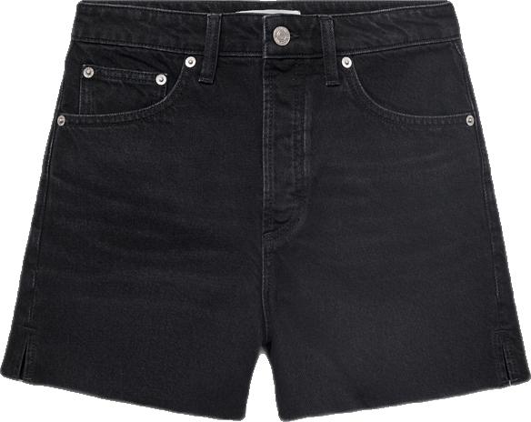 Women's Frayed Hem Denim Shorts
