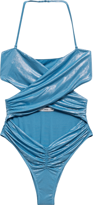 Women's Shiny Finish and Cut-Out Swimsuit