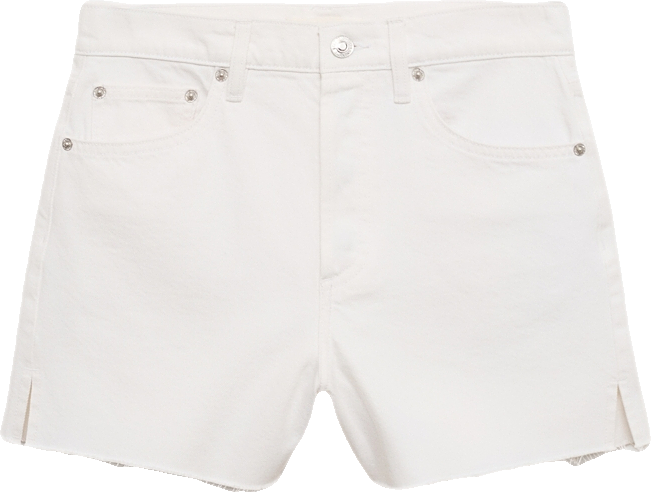 Women's Frayed Hem Denim Shorts
