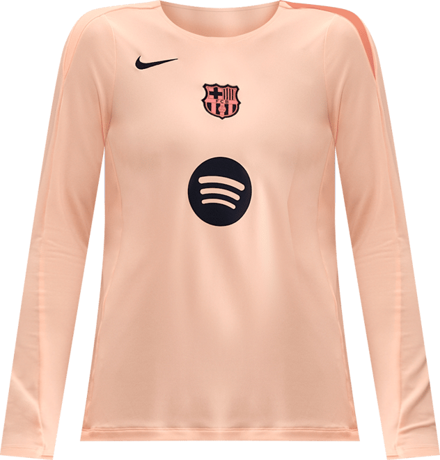 Terceiro equipamento Strike FC Barcelona Camisola de futebol de gola redonda em malha Nike Dri-FIT Total 90 para mulher
