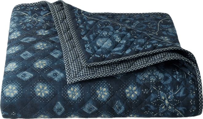 Beckett Diamond-Stitched Cotton Quilt, King