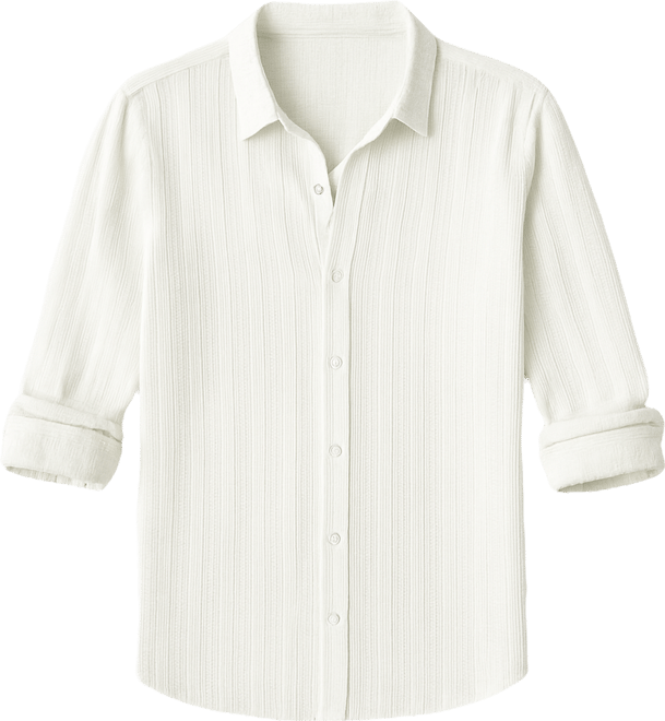 Men's Ridge-Striped Shirt