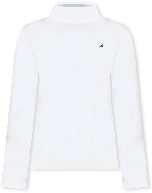 Women's Cotton Turtleneck Long-Sleeve T-Shirt, Online Only