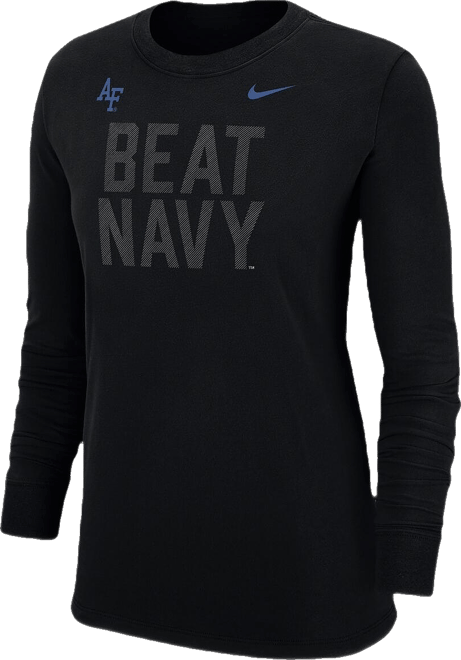 Women's Black Air Force Falcons Apls Fighting Falcon Collection Rivalry Long Sleeve T-Shirt