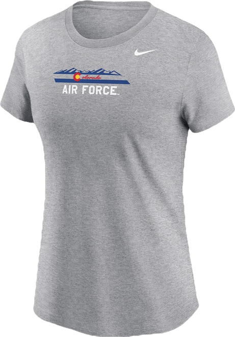 Women's Gray Air Force Falcons Apls Fighting Falcon Collection Rivalry T-Shirt