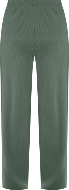 Women's Within 7-Day Knit Ribbed Straight-Leg Pull-On Pants