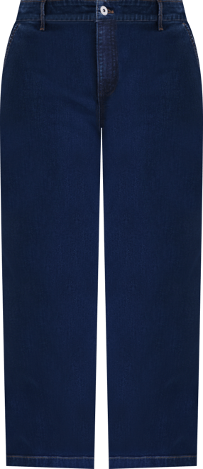 Plus Size High Rise Wide-Leg Jeans, Macy's Exclusive