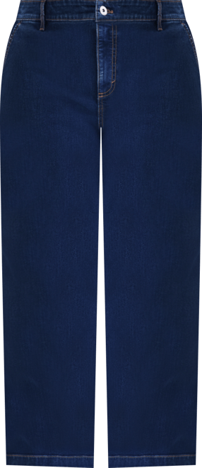 Plus Size High Rise Wide-Leg Jeans, Macy's Exclusive