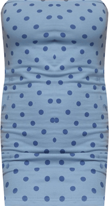 Womens Lewis Polka Dot Strapless Mini Dress