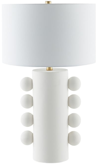 Jurrah 26.75" Ceramic Table Lamp with Fabric Shade