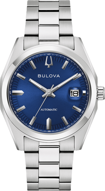 Men's Classic Surveyor Automatic Silver-Tone Stainless Steel Bracelet Watch 39mm