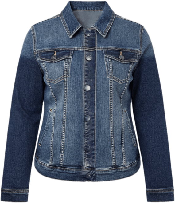 Women's Denim Jacket in 25" Length