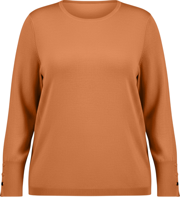 Plus Size Crewneck Long-Sleeve Sweater, Macy's Exclusive