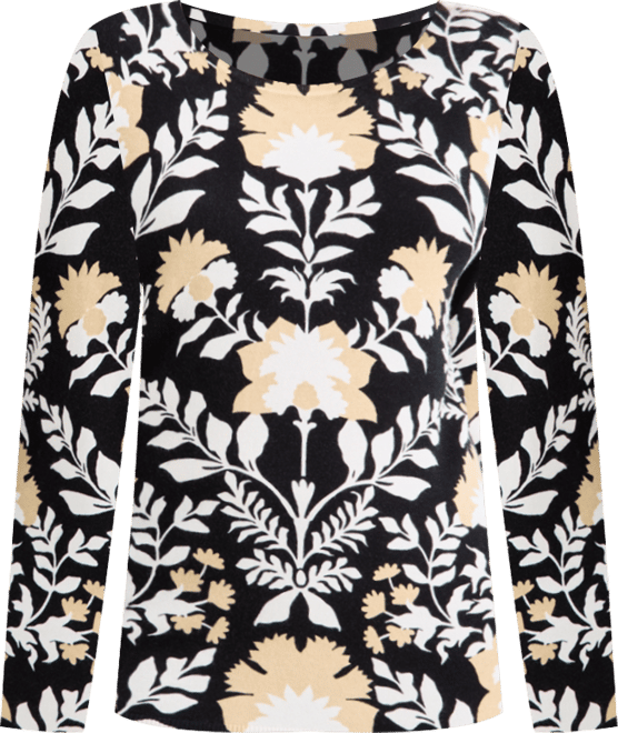 Women's Printed Crewneck Sweater, Macy's Exclusive