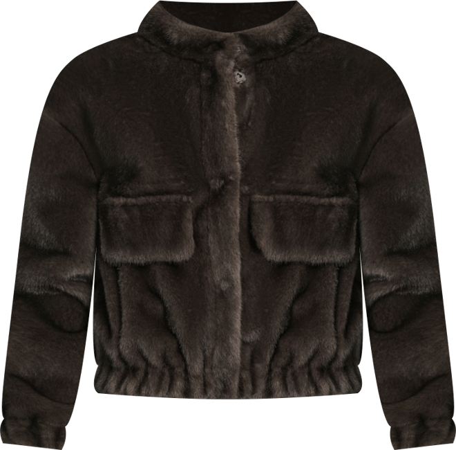 Women's Collar Neck Bomber Coat