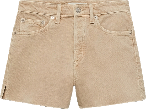 Women's Frayed Hem Denim Shorts