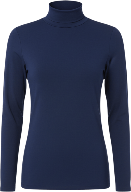 Women's Long-Sleeve Mock-Neck Top