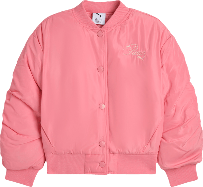 PUMA Bow Society Satin Bomber Jacket, Toddlers