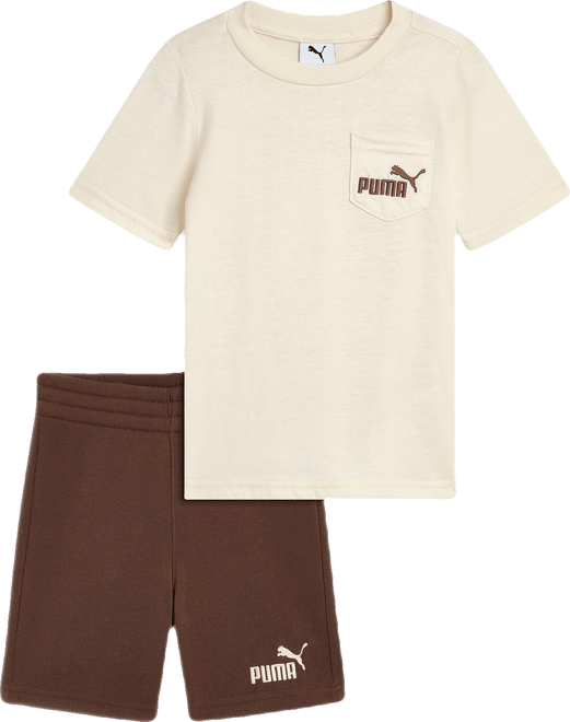 PUMA Matching Setss' T-Shirt and Fleece Shorts, Toddlers